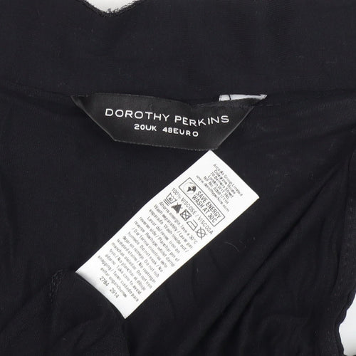 Dorothy Perkins Black Sequin Detail Women's Tank Size 20