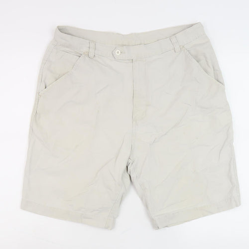 Next Men's Beige Chino Shorts, Size 36, Casual Style