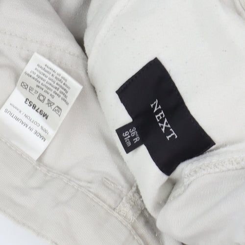 Next Men's Beige Chino Shorts, Size 36, Casual Style