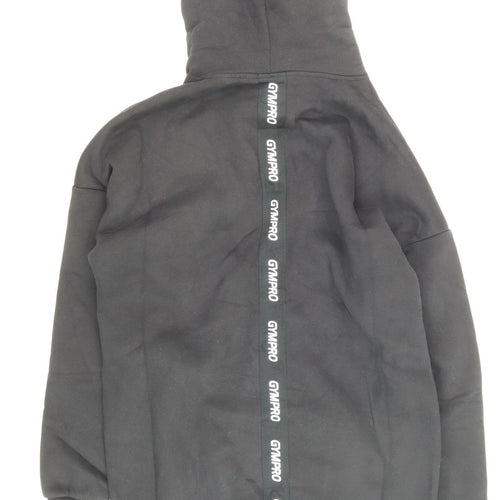 GYMPRO Men's Black Small Pullover Hoodie