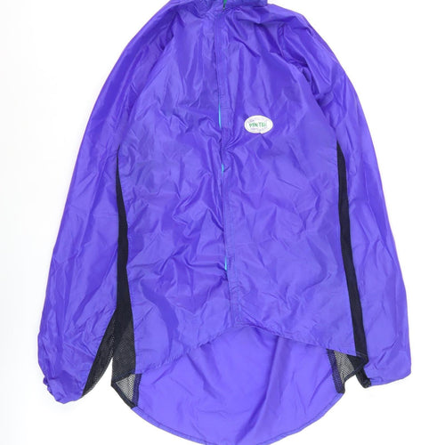 Protex Men's Purple Waterproof Windbreaker Jacket M
