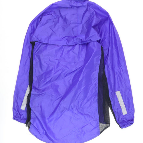 Protex Men's Purple Waterproof Windbreaker Jacket M