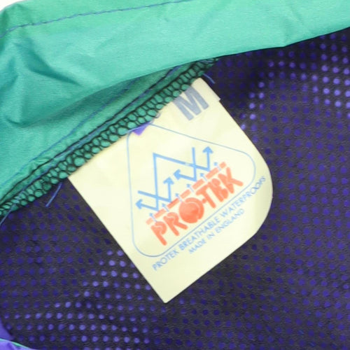 Protex Men's Purple Waterproof Windbreaker Jacket M