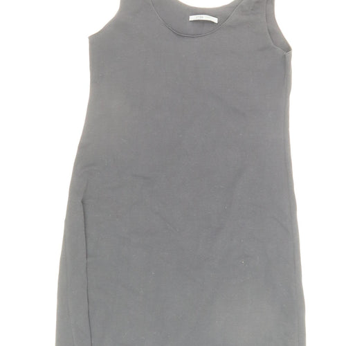 Crea Concept Black Sleeveless Slip Dress Size 12