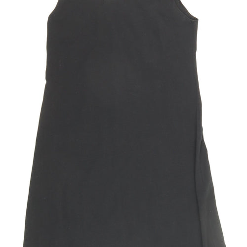 Crea Concept Black Sleeveless Slip Dress Size 12