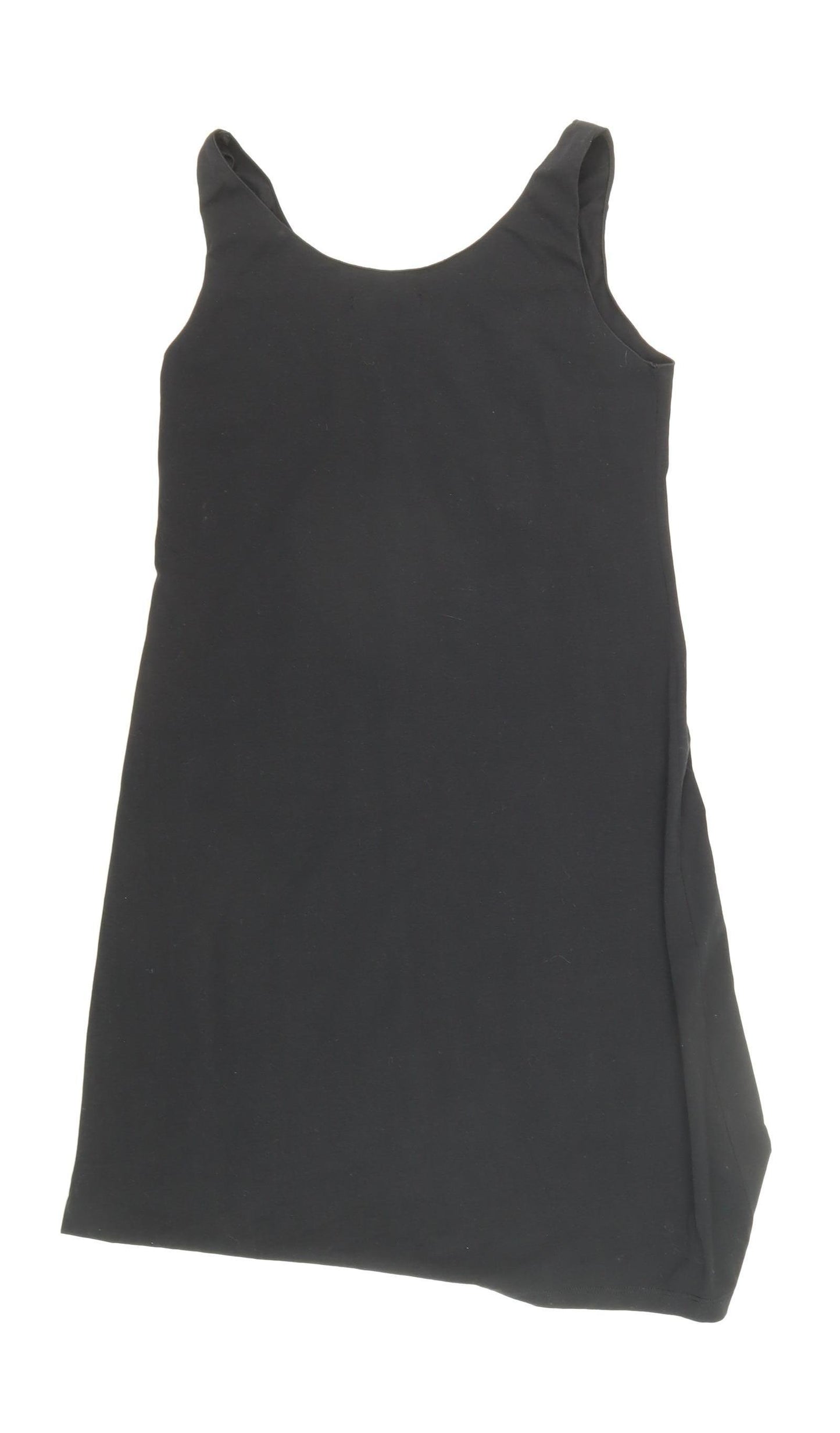 Crea Concept Black Sleeveless Slip Dress Size 12