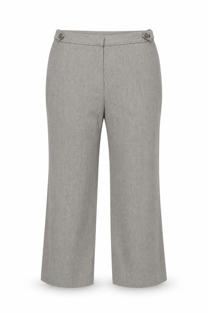 Front view of Marks & Spencer Women's Beige Trousers, size 20, Relaxed Fit