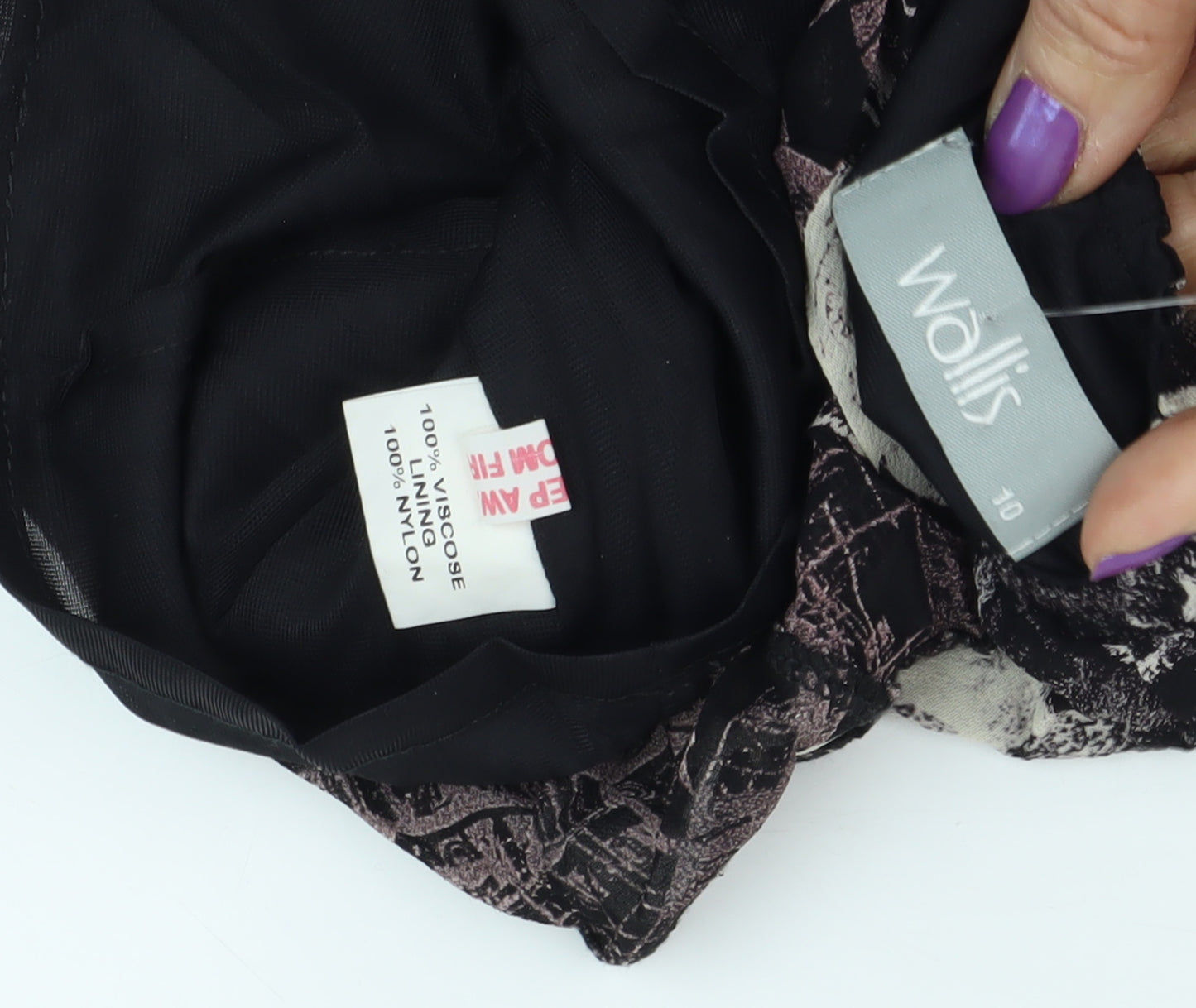 Wallis Women's Black Camisole Tank Top, Size 10