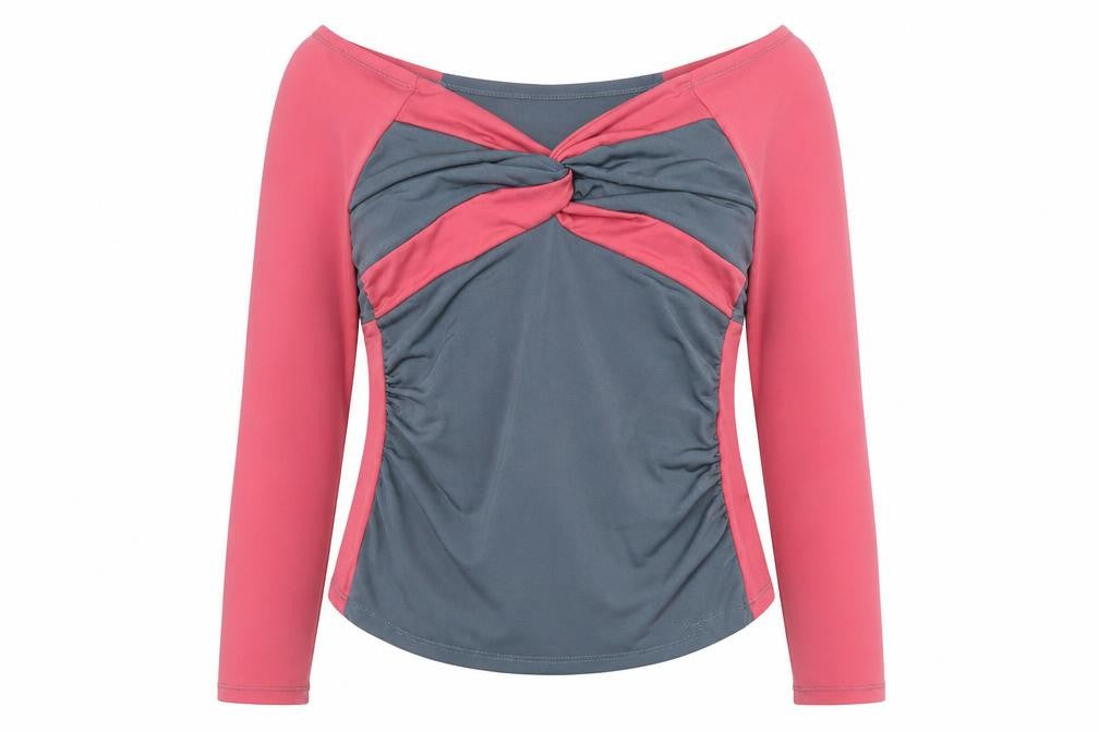 Front view of Outer Vision Women’s Multicoloured Blouse M