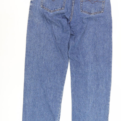 Oak Valley Men's Blue Straight-Leg Jeans, Size 34