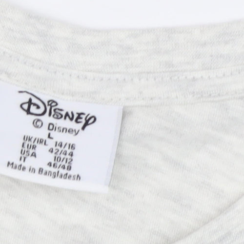 Disney Women's Grey Winnie the Pooh Pyjama Top, L