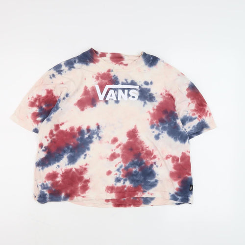 Vans Women's Multicoloured Tie-Dye T-Shirt Size S