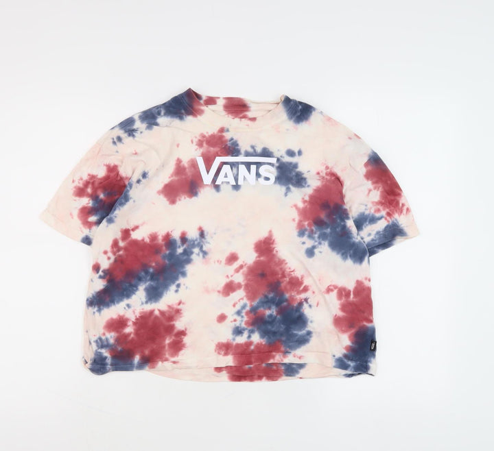 Vans Women's Multicoloured Tie-Dye T-Shirt Size S