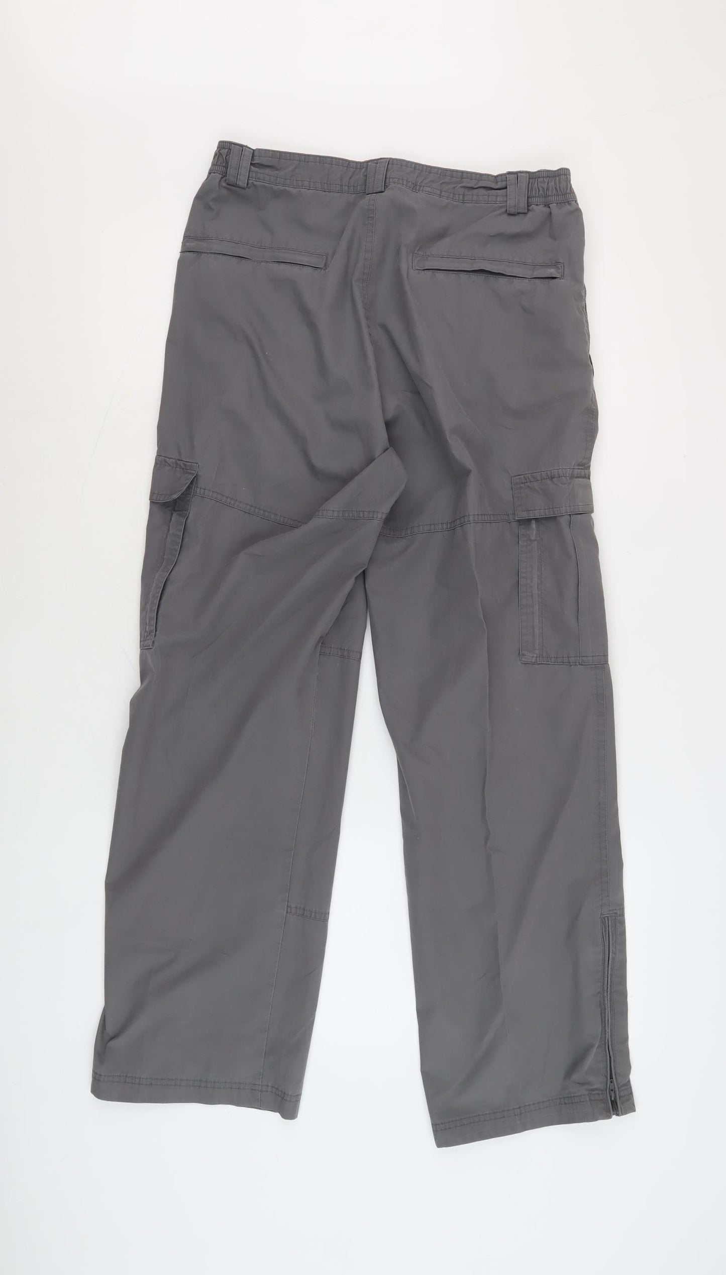 Peter Storm Men's Grey Cargo Trousers, 32S, Casual