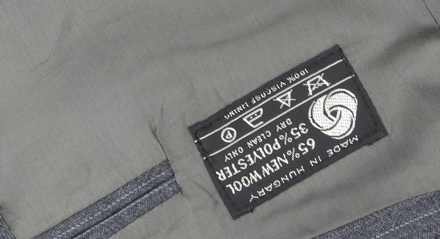 Burton Men's Grey Striped Blazer 38 Regular Fit