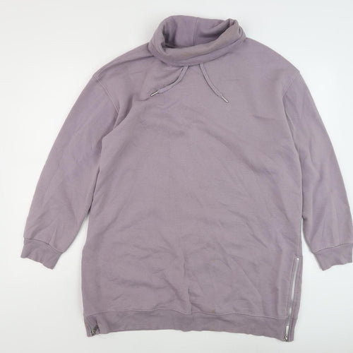 Mint Velvet Women’s Purple Tunic Sweatshirt Size L