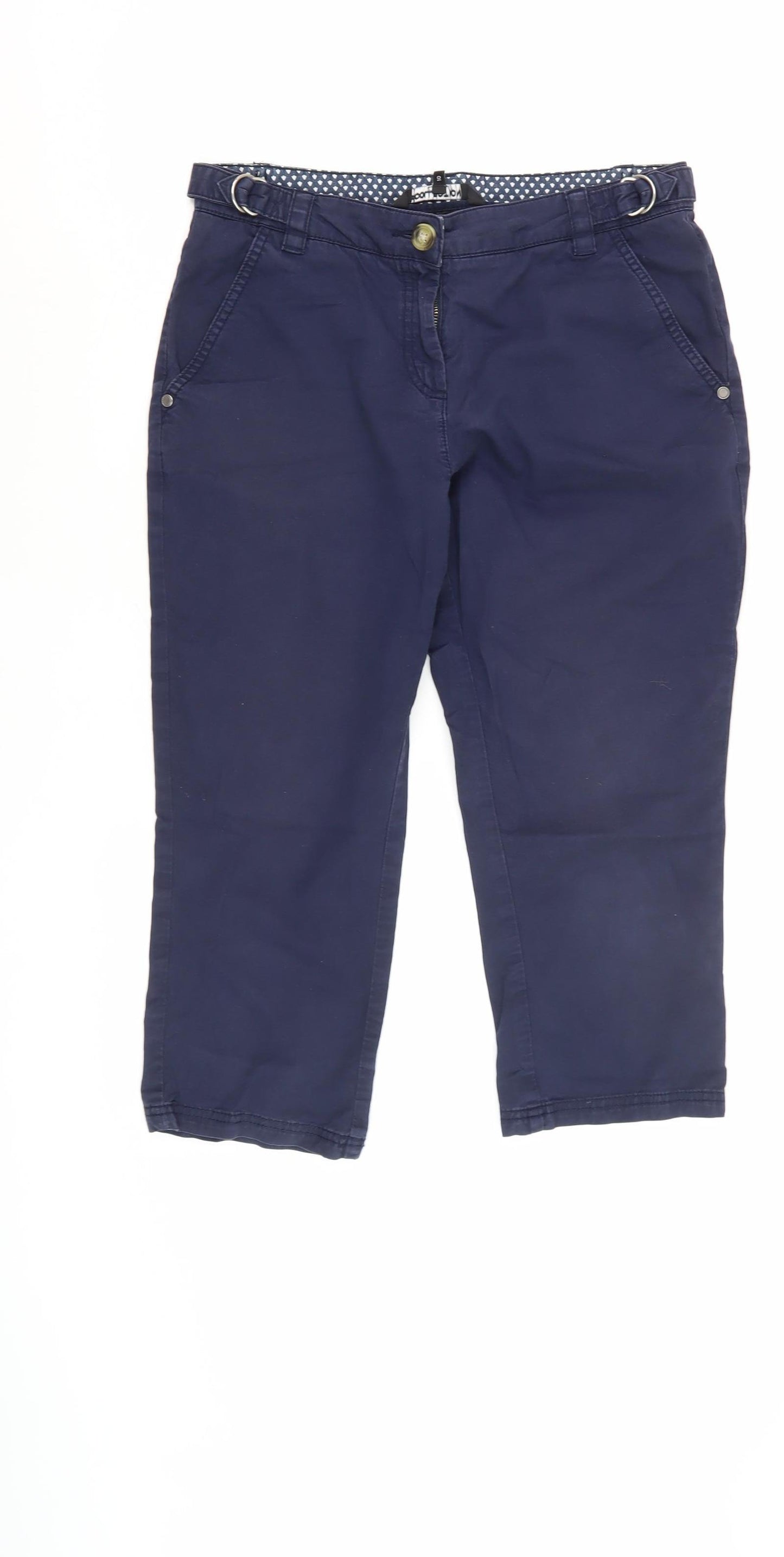 Debenhams Women's Blue Chino Trousers Size 10