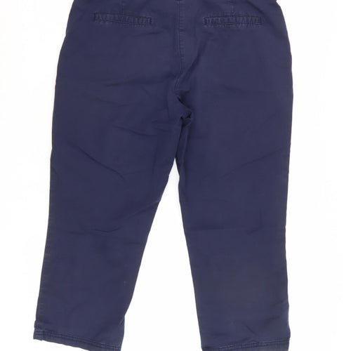 Debenhams Women's Blue Chino Trousers Size 10