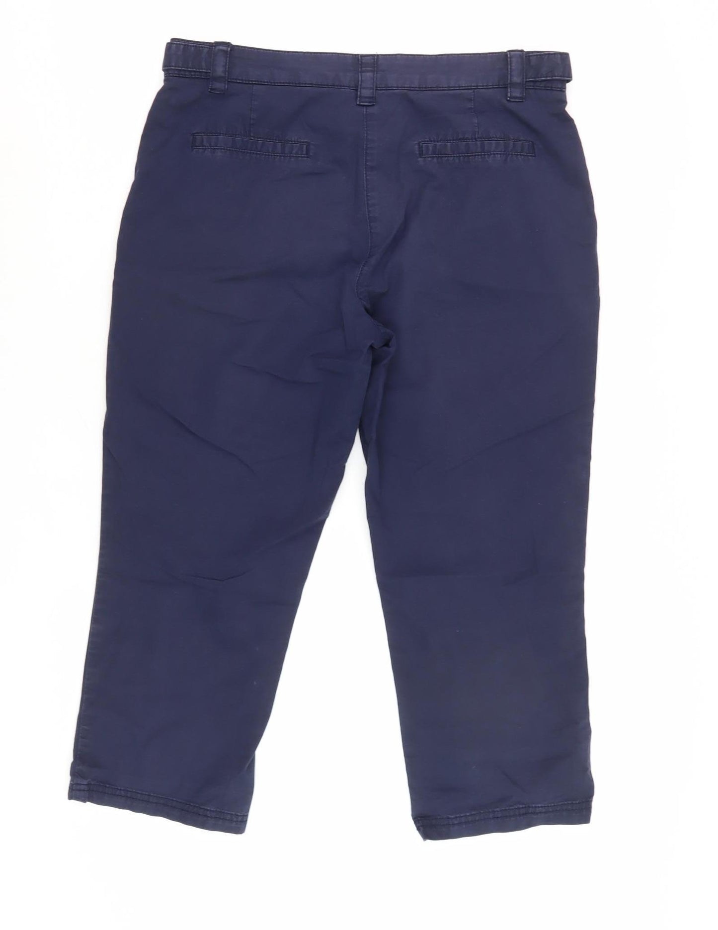 Debenhams Women's Blue Chino Trousers Size 10