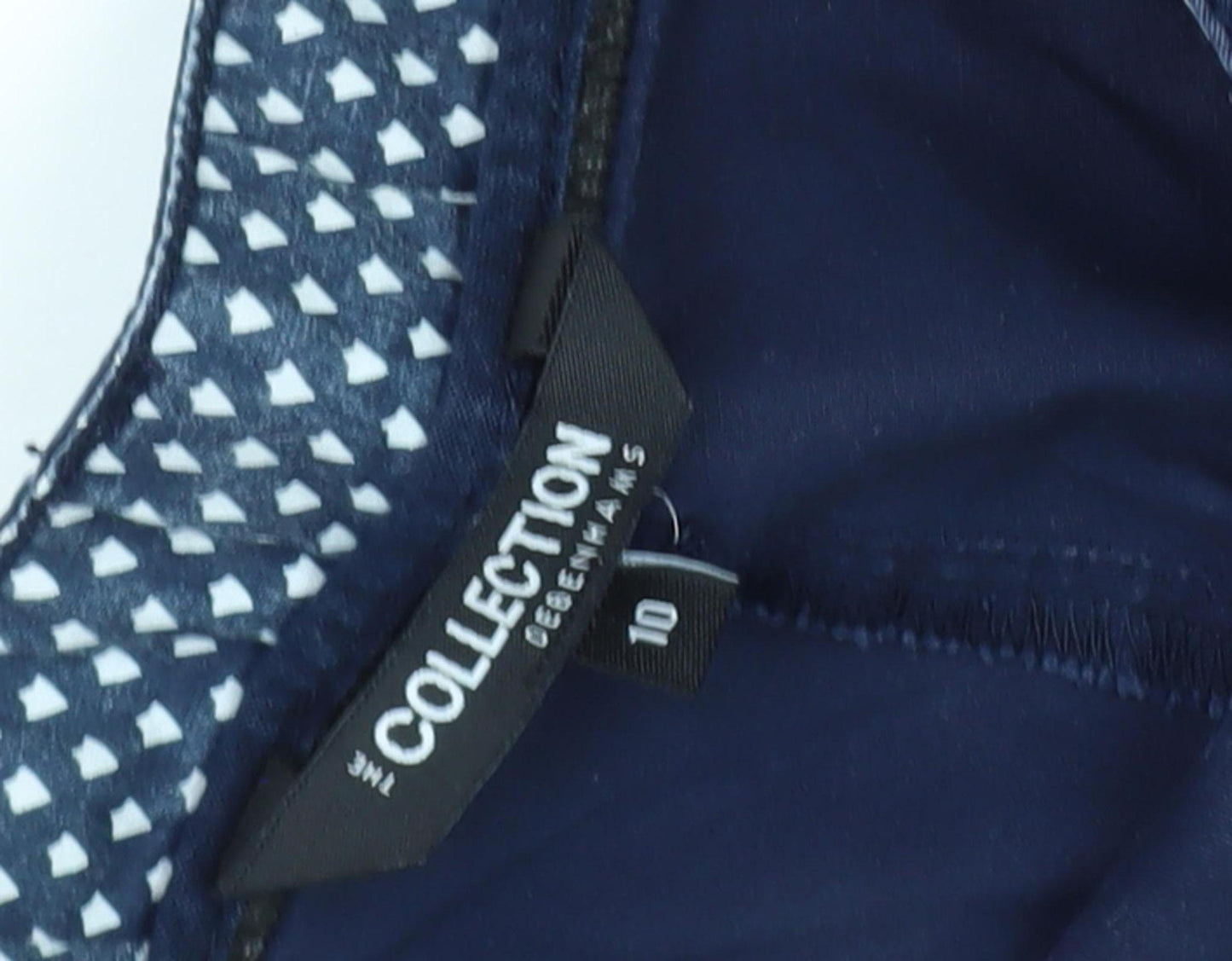 Debenhams Women's Blue Chino Trousers Size 10