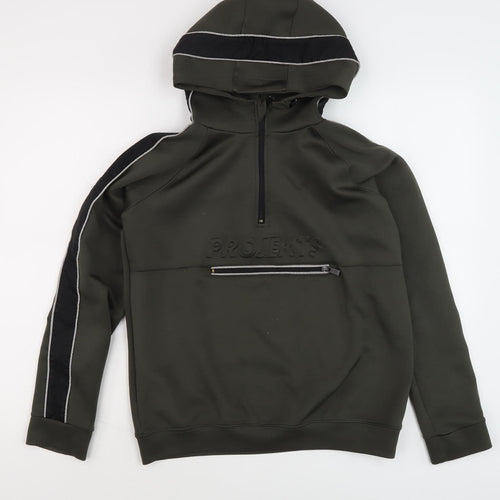 Projekts Boys Green 1/2 Zip Hoodie, Size 12 Years