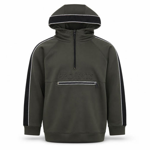 Projekts Boys Green 1/2 Zip Hoodie, Size 12 Years