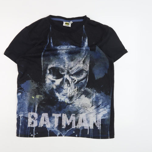 Batman Men's Black Large Comic Graphic T-Shirt