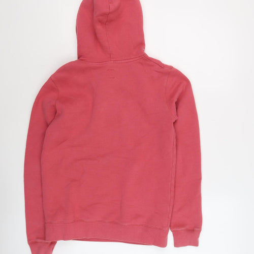 Jack Wills Women's Pink Hoodie Size 8 Pullover