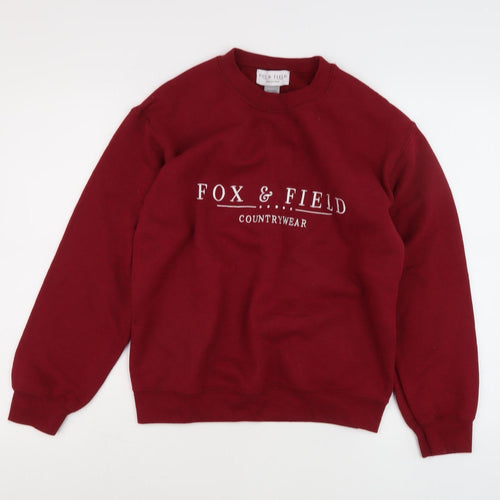 Fox & Field Women's Red Sweatshirt S