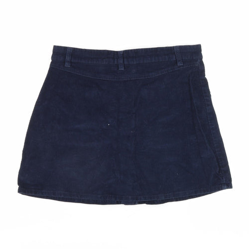 Vero Moda Women's Blue A-Line Corduroy Skirt - S