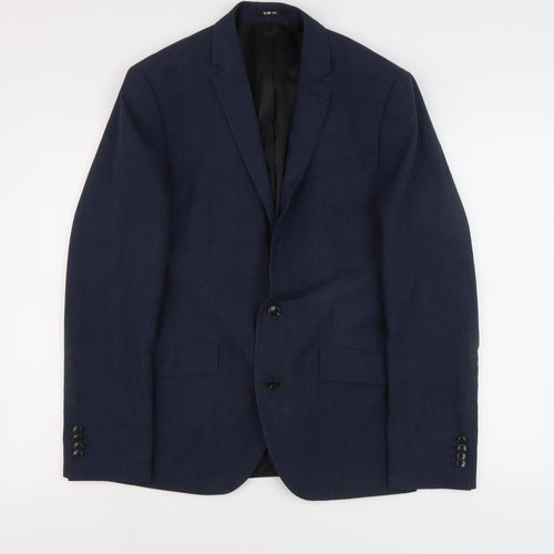 Kenneth Cole Men's Blue Blazer 38R