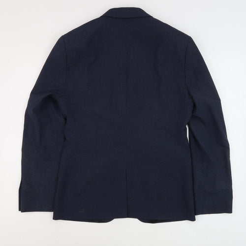 Kenneth Cole Men's Blue Blazer 38R