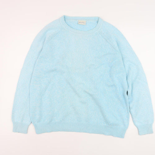 Joie de Vivre Women's Blue Pullover Jumper Size M
