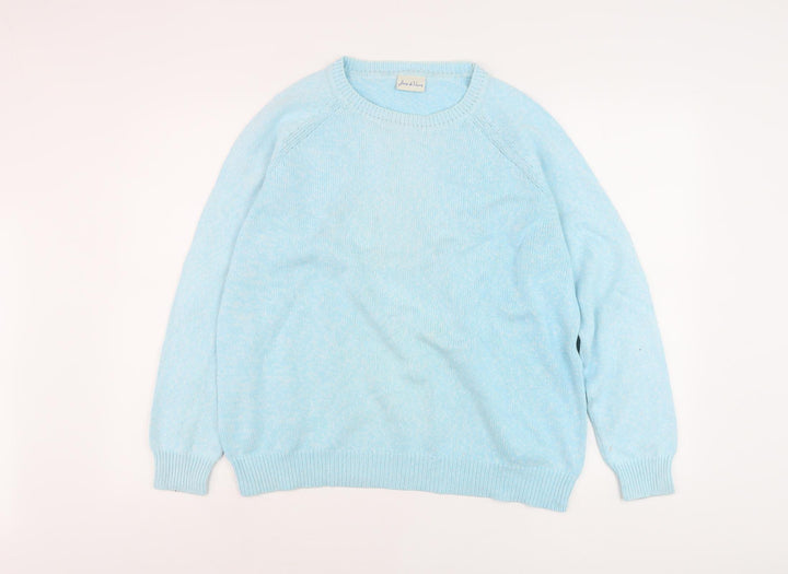 Joie de Vivre Women's Blue Pullover Jumper Size M