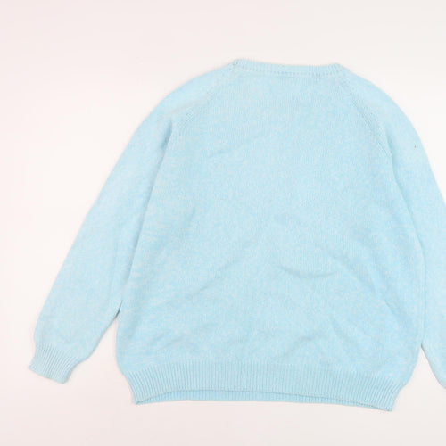 Joie de Vivre Women's Blue Pullover Jumper Size M