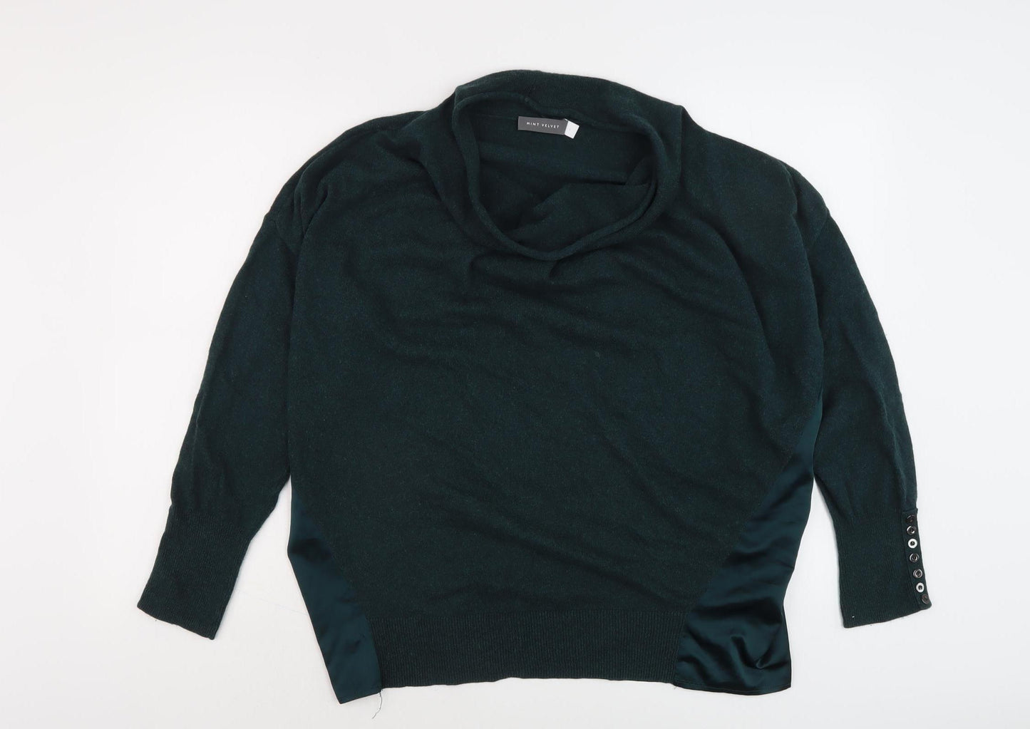 Mint Velvet Women's Black Cowl Neck Jumper L