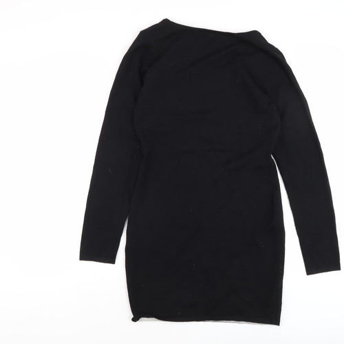 Quiz Women's Black Geometric Dress, Size 12