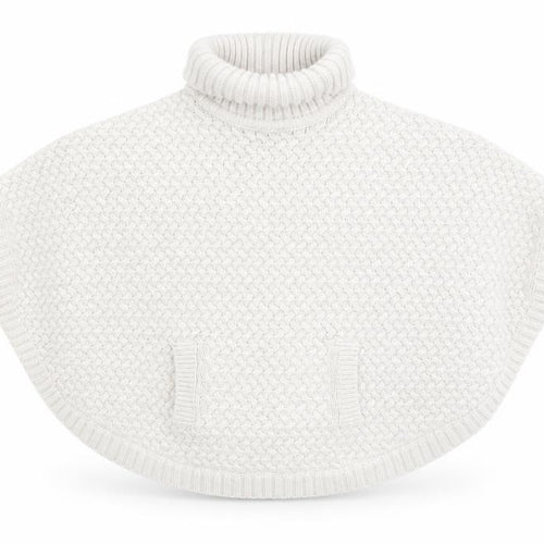John Lewis Girls Ivory Knit Cape Jumper 5-6 Years