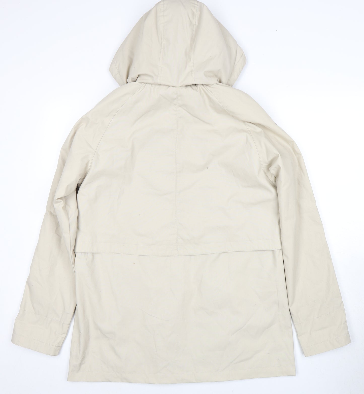 Damart Women's Beige Hooded Jacket Size 12