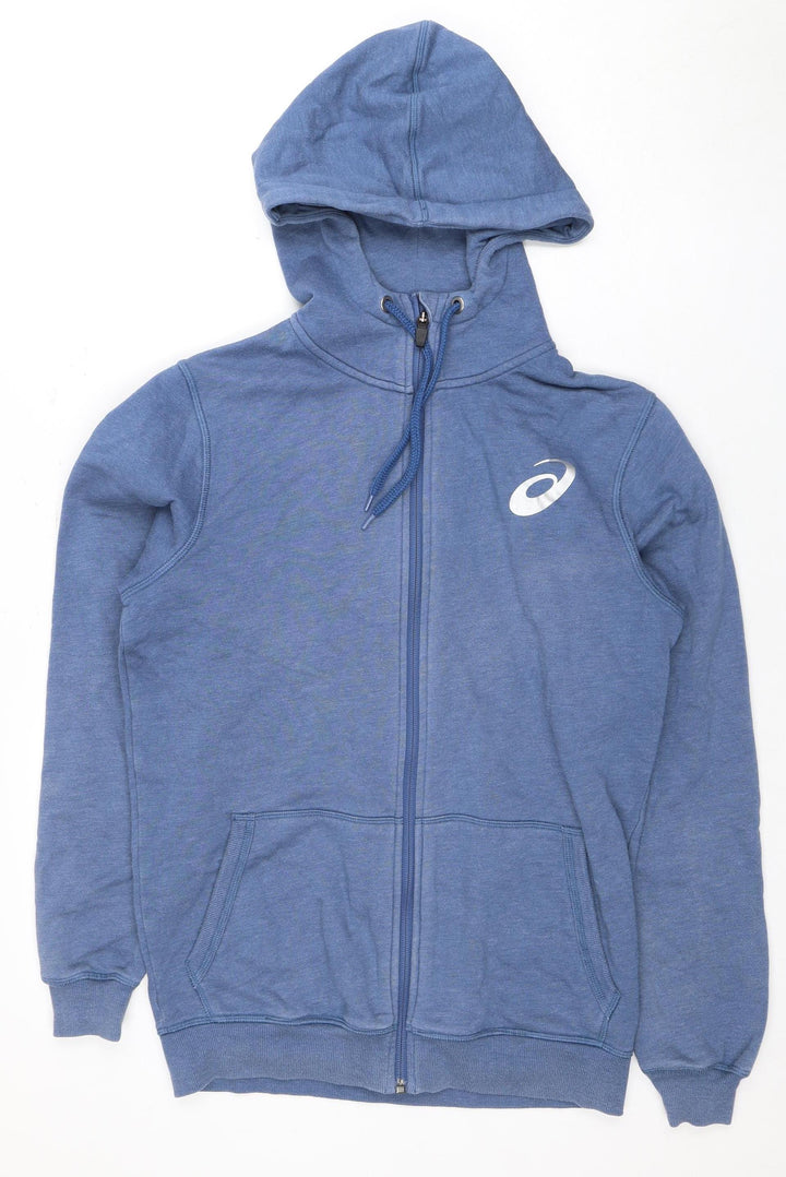 ASICS Men's Blue Full Zip Hoodie S