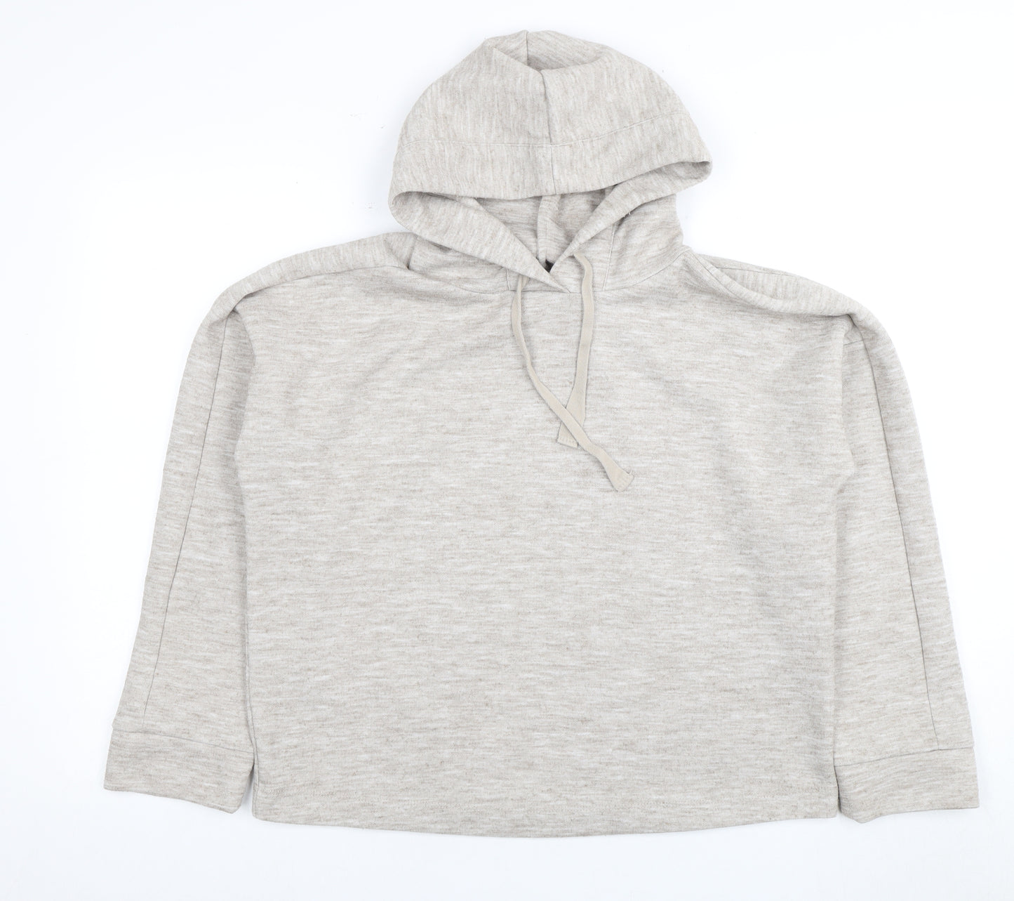 MNG Women's Beige Hooded Pullover Hoodie Size S