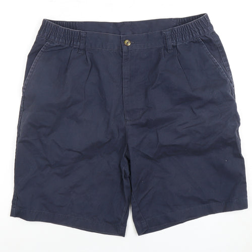 Cotton Traders Men's Blue Chino Shorts Size 34