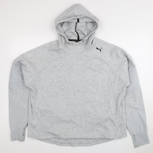 Puma Unisex Grey 2XL Pullover Hoodie - Activewear