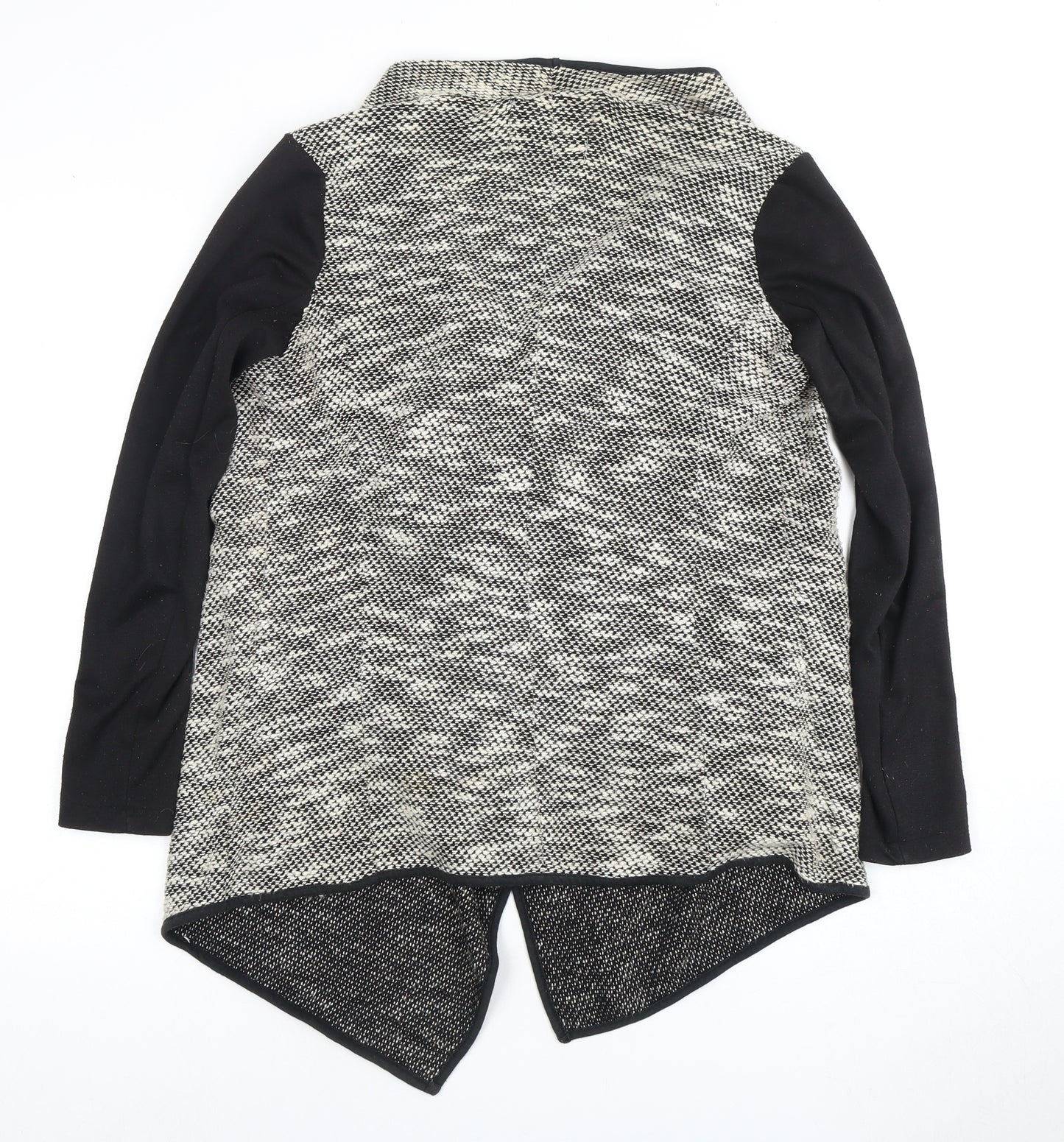 River Island Women's Cardigan Black Grey Size 8