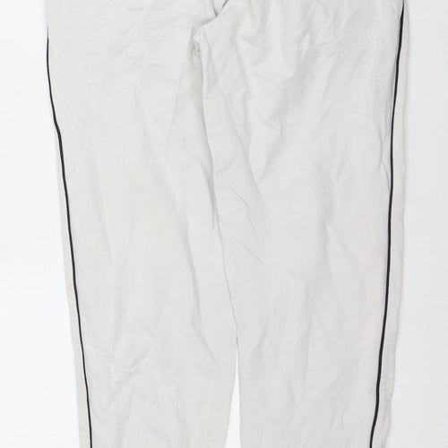 Armani Exchange White Jogger Trousers XS Unisex