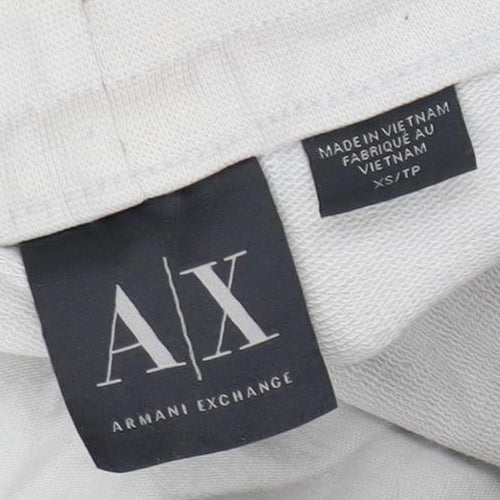 Armani Exchange White Jogger Trousers XS Unisex