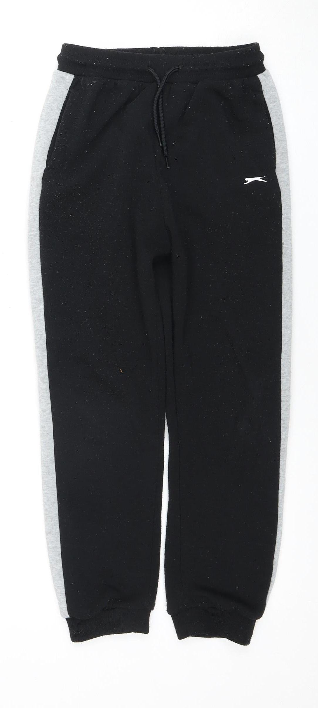 Slazenger Boys' Black Joggers - 11-12 Years, Activewear