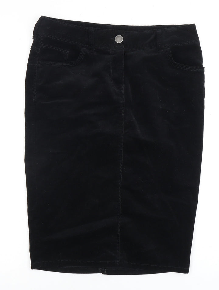Marks and Spencer Women's Black Pencil Skirt Size 8