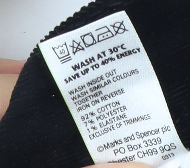 Marks and Spencer Women's Black Pencil Skirt Size 8