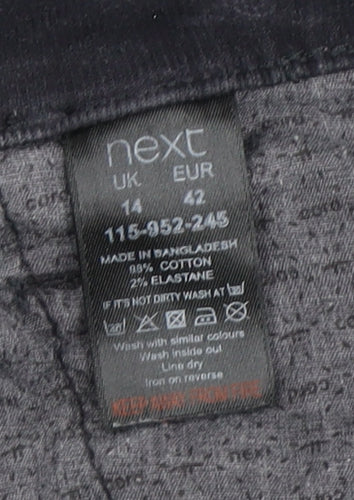 Next Women's Black Jegging Size 14 Cotton Blend